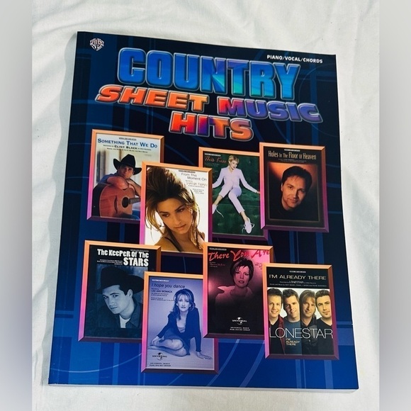 Country Sheet Music Hits Y2K Warner Bros 2003 Nostalgic Retro Lyrics Collectible - Picture 1 of 1